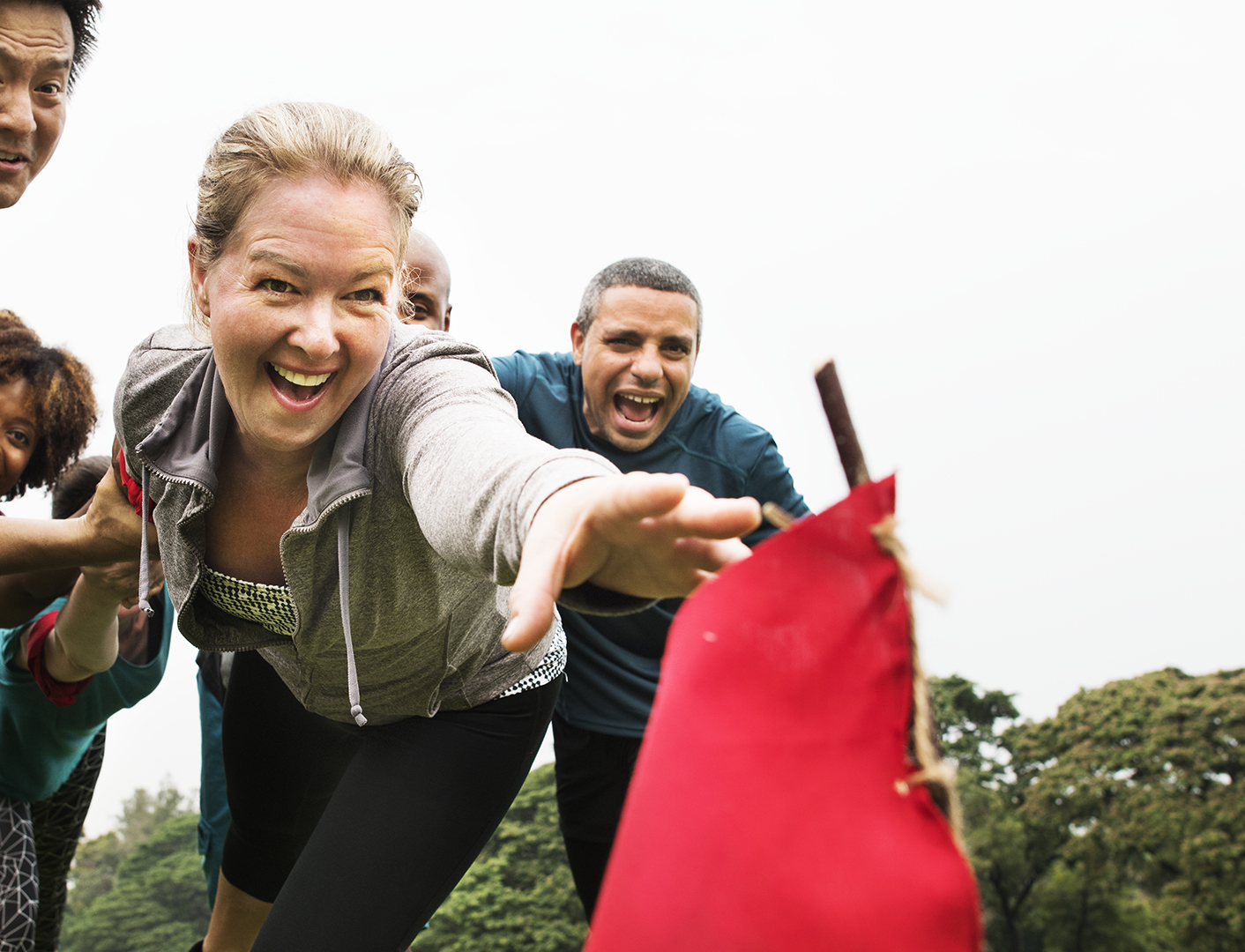 RemarkablePeople team action capture the flag